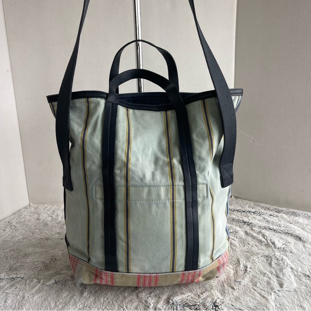 Paul Smith Navy and Tan Striped  Bag - Picture 6 of 15